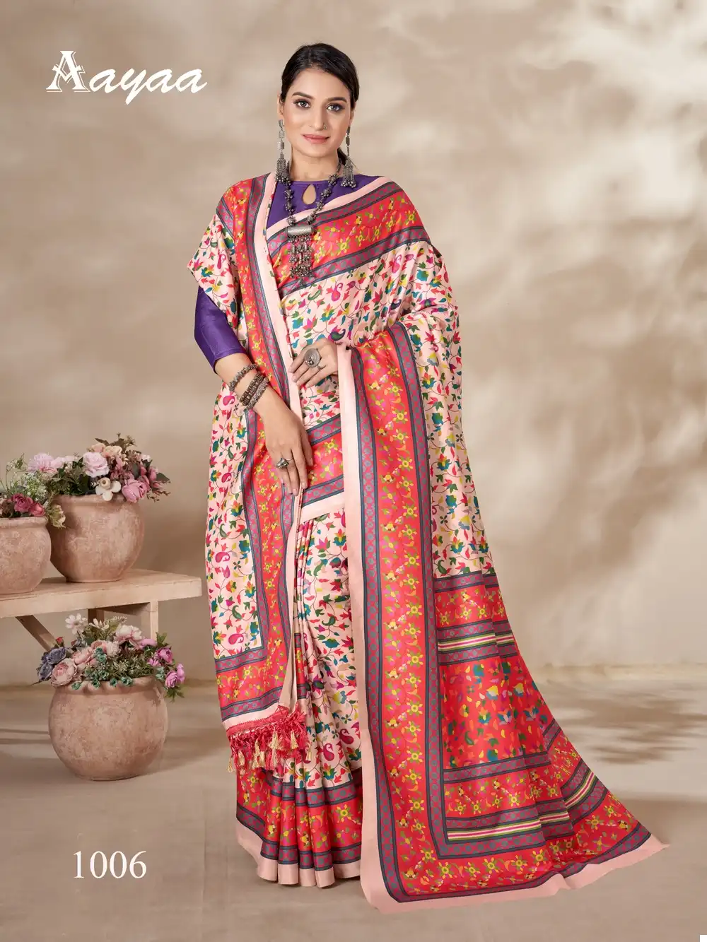 Aayaa Pashmina Vol 1 Pashmina Wholesale Winter Saree Catalog — Wholesale Sarees, MPA wholesale from Surat - Gallery Image 2