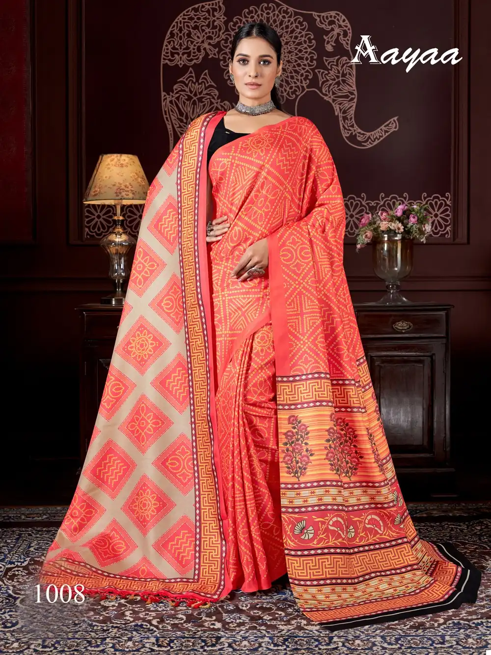 Aayaa Pashmina Vol 1 Pashmina Wholesale Winter Saree Catalog — Wholesale Sarees, MPA wholesale from Surat - Gallery Image 4