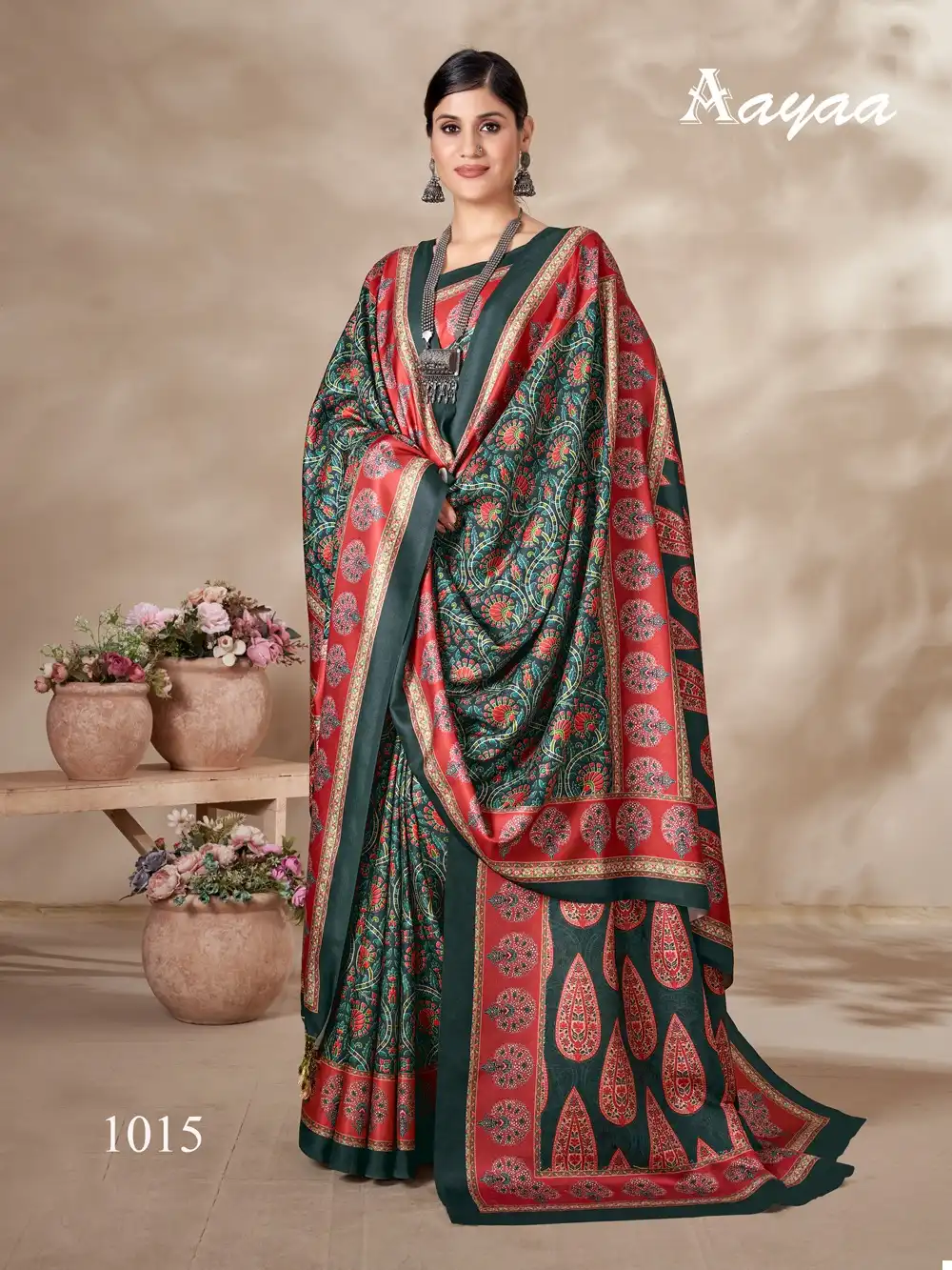 Aayaa Pashmina Vol 2 Pashmina Wholesale Fancy Sarees Catalog — Wholesale Sarees, MPA wholesale from Surat — view 5