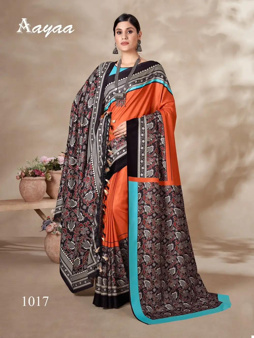 Aayaa Pashmina Vol 2 Pashmina Wholesale Fancy Sarees Catalog — Wholesale Sarees, MPA wholesale from Surat — view 6