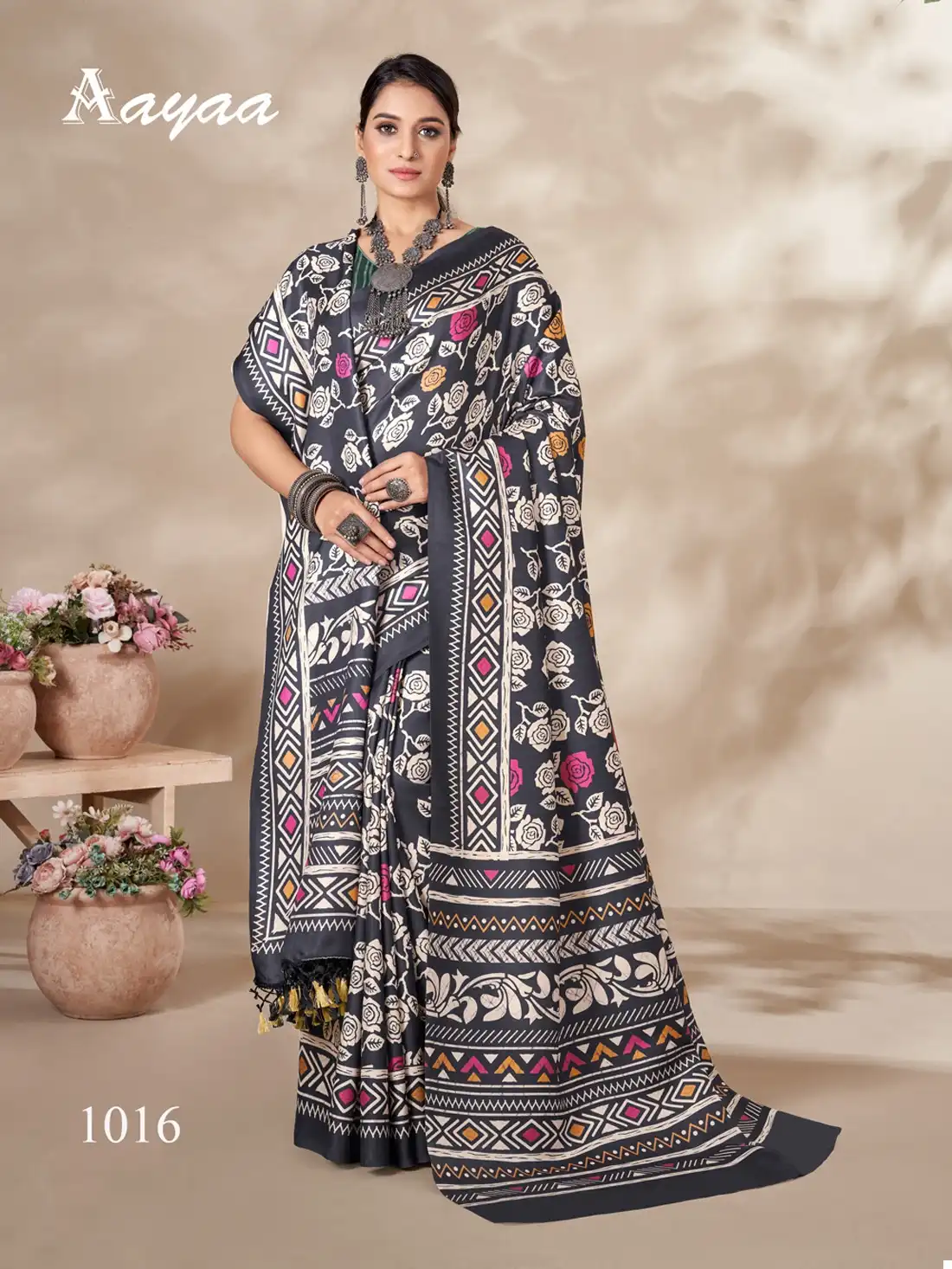 Aayaa Pashmina Vol 2 Pashmina Wholesale Fancy Sarees Catalog — Wholesale Sarees, MPA wholesale from Surat — view 7