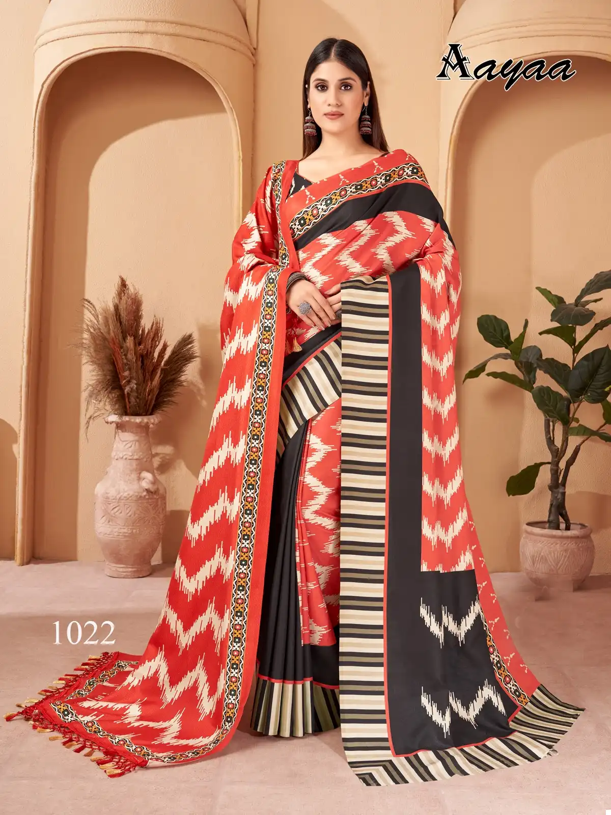 Aayaa Pashmina Vol 3 Pashmina Wholesale Fancy Sarees Catalog — Wholesale Sarees, MPA wholesale from Surat - Gallery Image 2