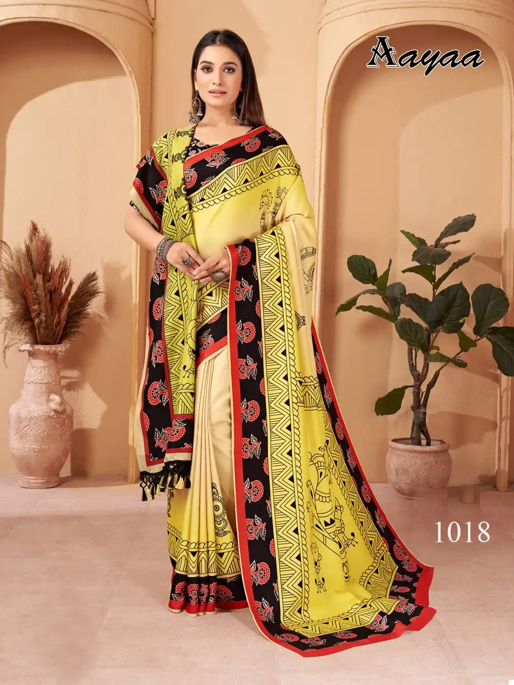 Aayaa Pashmina Vol 3 Pashmina Wholesale Fancy Sarees Catalog — Wholesale Sarees, MPA wholesale from Surat - Gallery Image 5