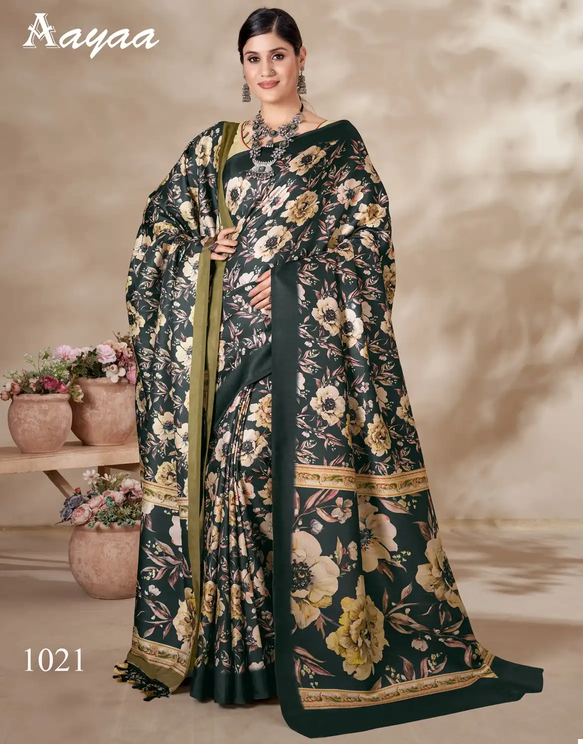 Aayaa Pashmina Vol 3 Pashmina Wholesale Fancy Sarees Catalog — Wholesale Sarees, MPA wholesale from Surat — view 1
