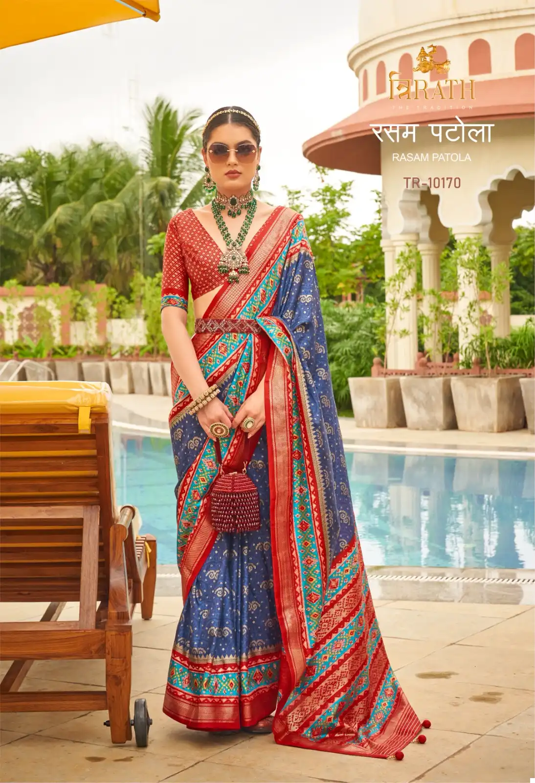 Trirath Rasam Patola Sigma Silk Wholesale Sarees Catalog - Image 3
