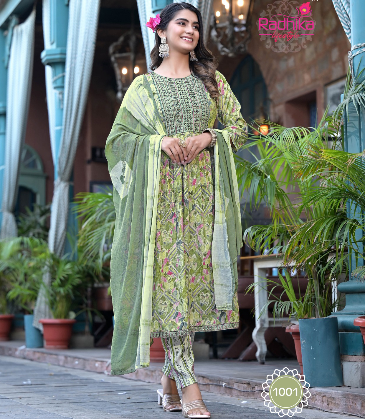 Radhika Lifestyle Resham Vol1 Rayon Capsule Foil Print Wholesale Readymade Salwar Suit Catalog