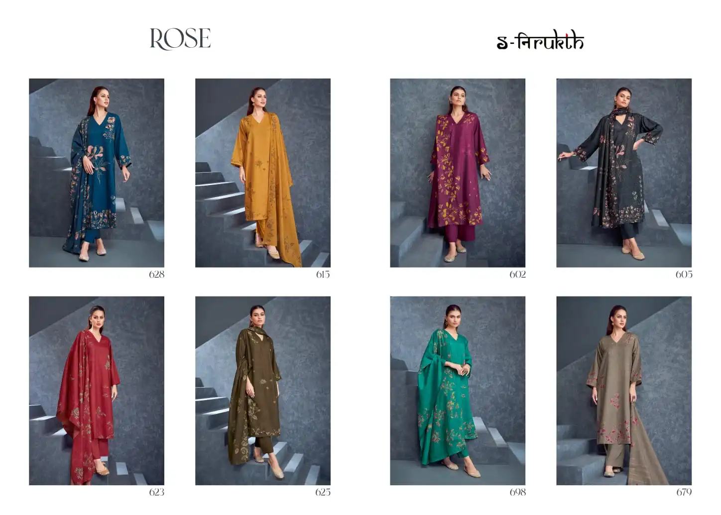 S-Nirukth Rose Pashmina Wholesale Winter Wear Suits Catalog — Wholesale, MPA wholesale from Surat — view 9
