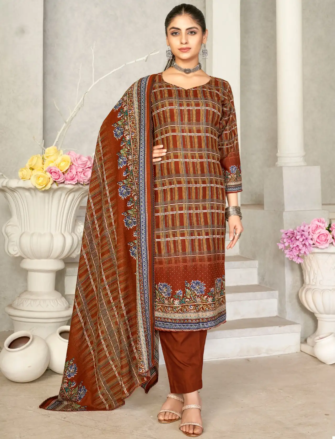Bipson Royal Alpine-2401 Pure Alpine Wholesale Salwar Suit Catalog — Wholesale Salwar Suits, MPA wholesale from Surat — view 1