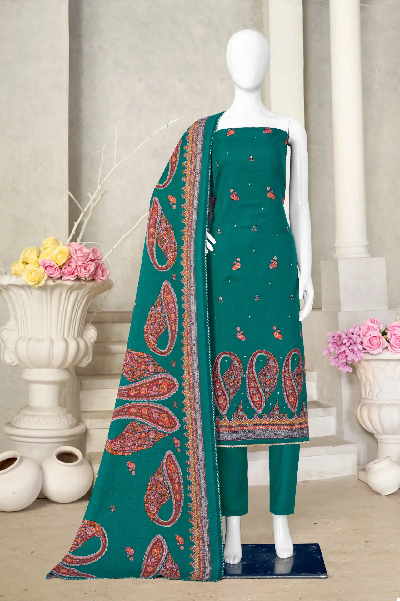 Bipson Royal Alpine-2403 Pure Alpine Wholesale Salwar Suit Catalog — Wholesale Salwar Suits, MPA wholesale from Surat - Gallery Image 2