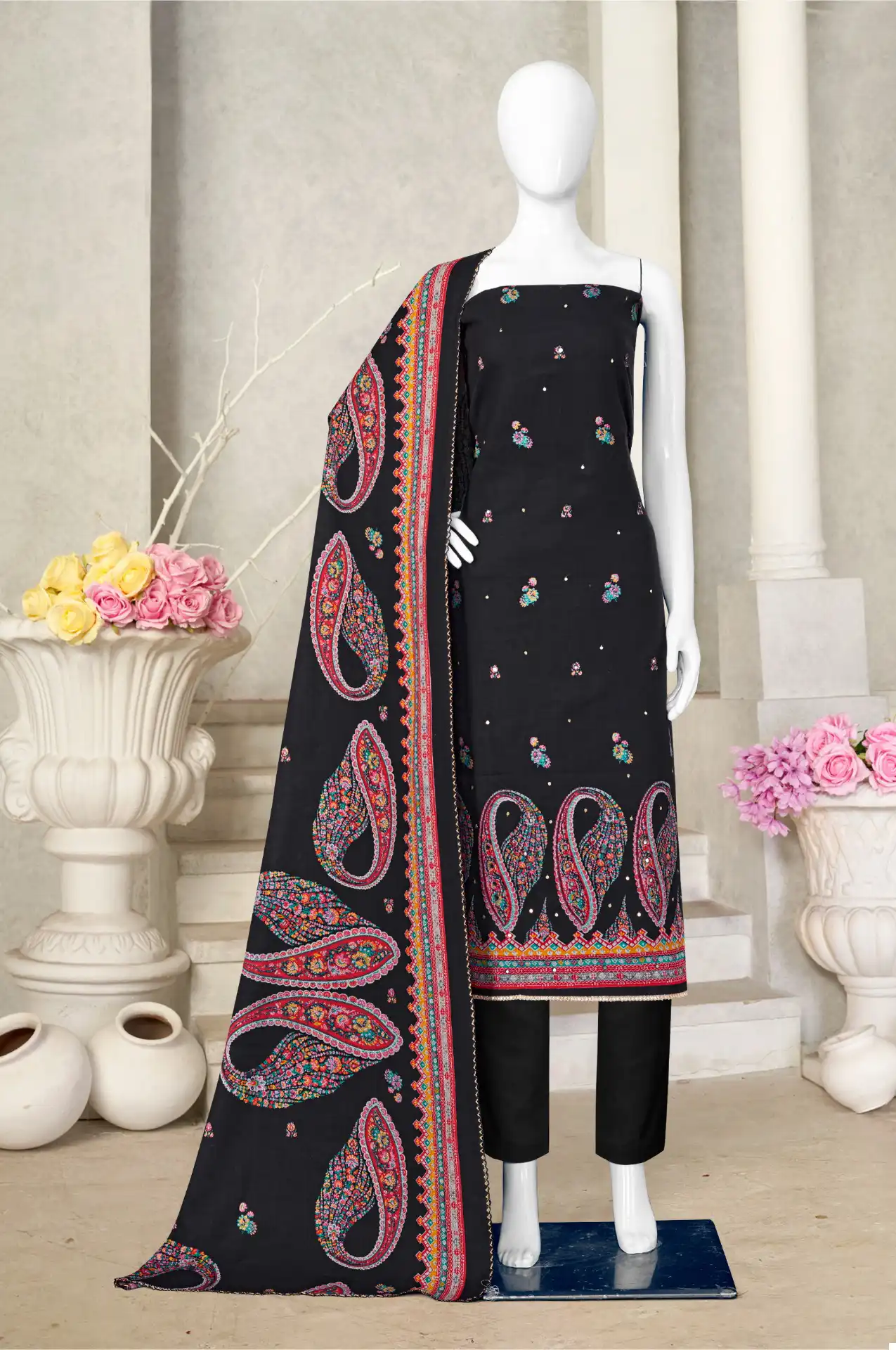 Bipson Royal Alpine-2403 Pure Alpine Wholesale Salwar Suit Catalog — Wholesale Salwar Suits, MPA wholesale from Surat - Gallery Image 3