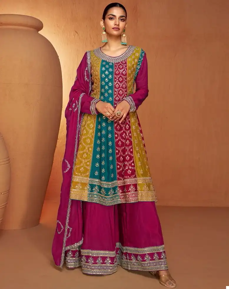 Gulkayra Ruhi Real Chinon Wholesale Designer Readymade Suit Catalog