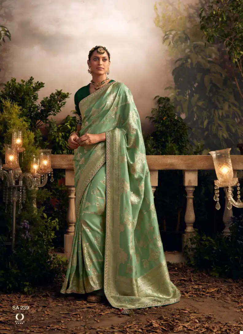 Kimora Radharani Pure Viscose Dola Silk Wholesale Saree Catalog — Wholesale Sarees, MPA wholesale from Surat — view 6