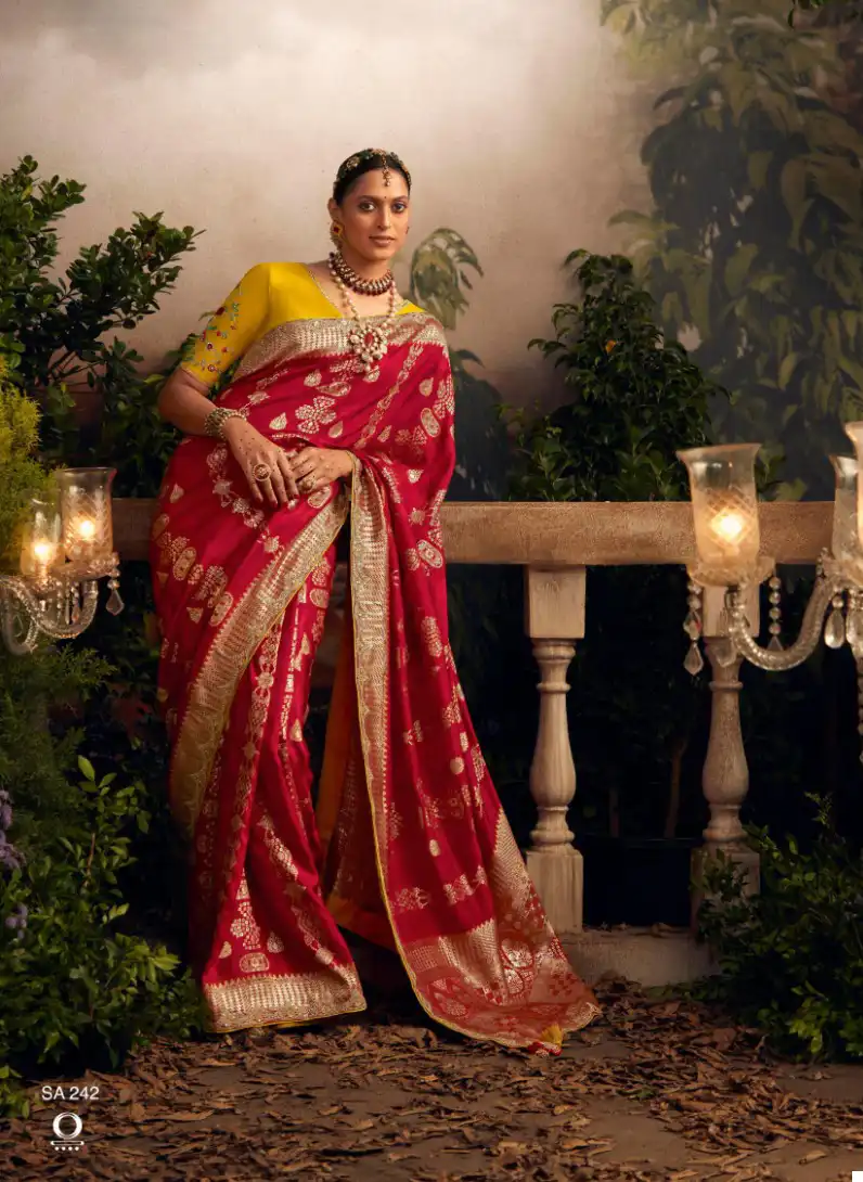 Kimora Radharani Pure Viscose Dola Silk Wholesale Saree Catalog — Wholesale Sarees, MPA wholesale from Surat — view 9