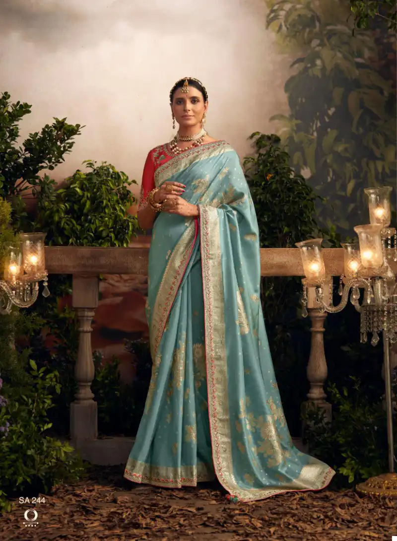 Kimora Radharani Pure Viscose Dola Silk Wholesale Saree Catalog — Wholesale Sarees, MPA wholesale from Surat — view 11