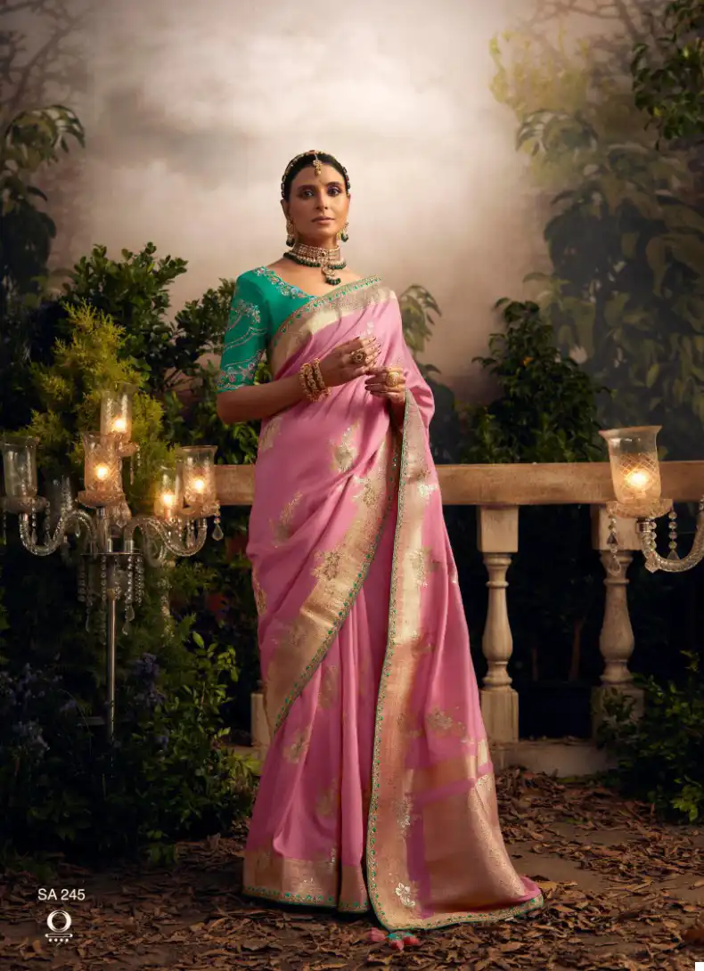 Kimora Radharani Pure Viscose Dola Silk Wholesale Saree Catalog — Wholesale Sarees, MPA wholesale from Surat — view 12