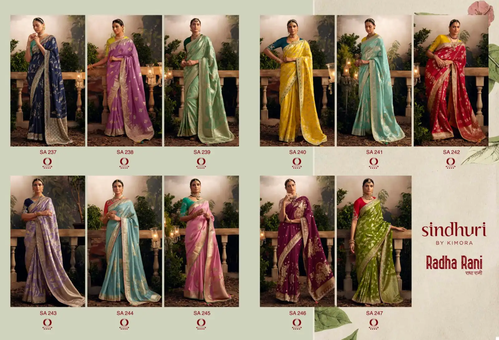Kimora Radharani Pure Viscose Dola Silk Wholesale Saree Catalog — Wholesale Sarees, MPA wholesale from Surat — view 13