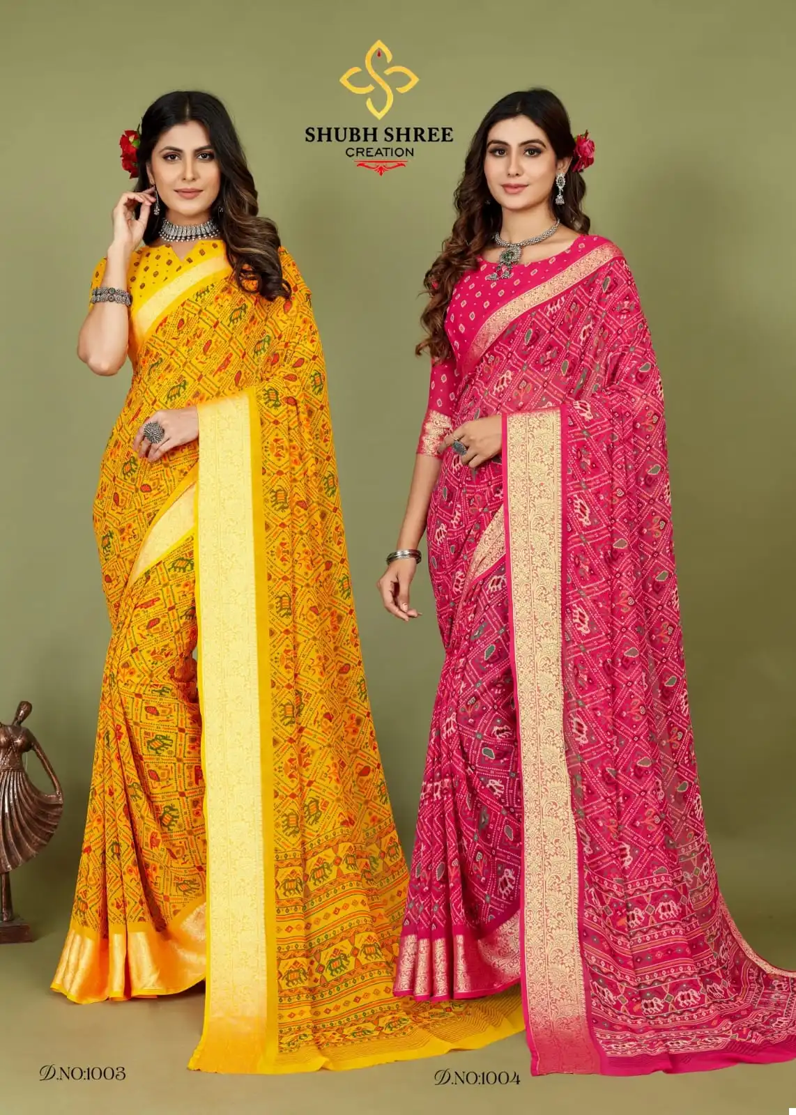Shubh Shree Rang Patola Vetles Wholesale Sarees Catalog — Wholesale Sarees, MPA wholesale from Surat - Gallery Image 2