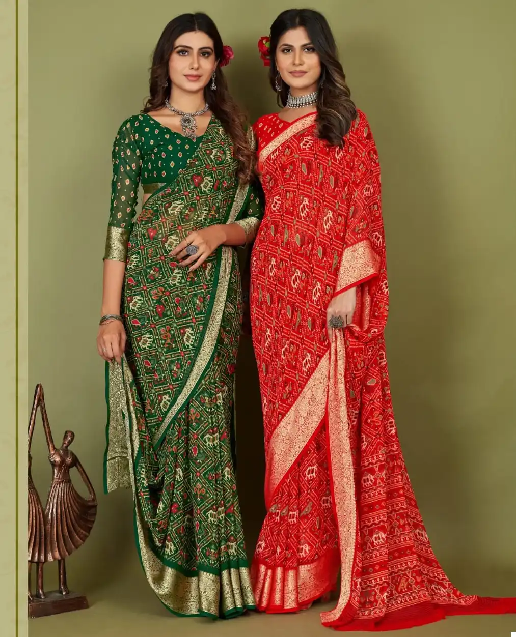Shubh Shree Rang Patola Vetles Wholesale Sarees Catalog — Wholesale Sarees, MPA wholesale from Surat — view 1