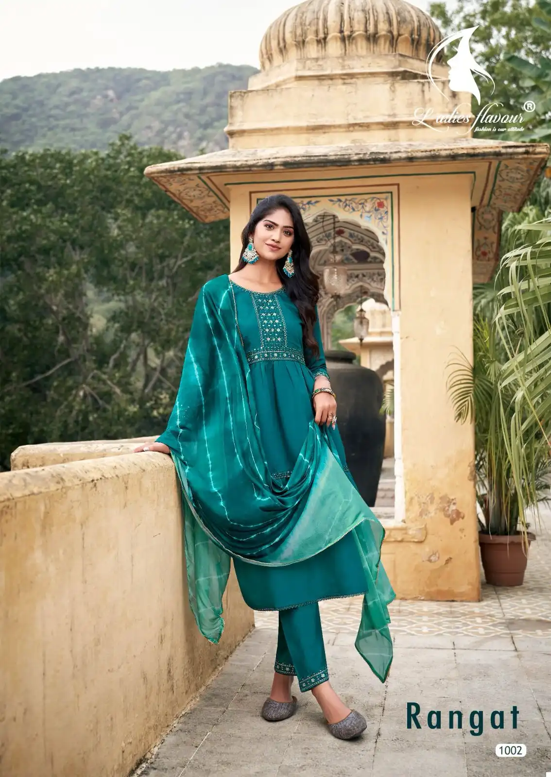 Ladies Flavour Rangat Chanderi Viscose Wholesale Readymade Salwar Suit Catalog - Image 3