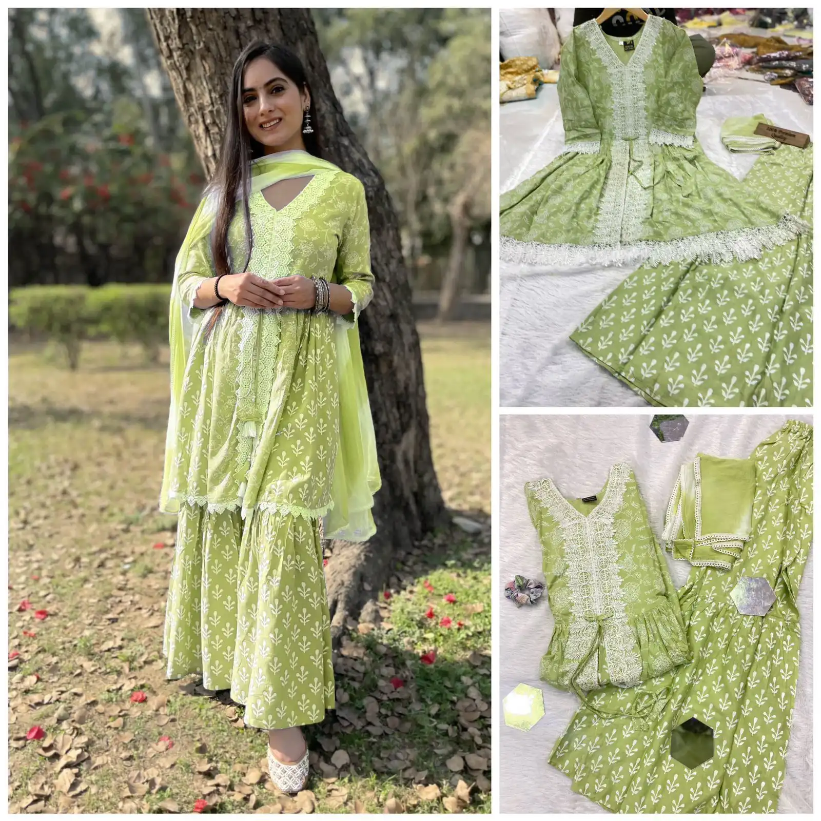 VE Reliance Pure Printed Rayon Cotton Wholesale Readymade Suit Catalog — Wholesale Salwar Suits, MPA wholesale from Surat — view 4