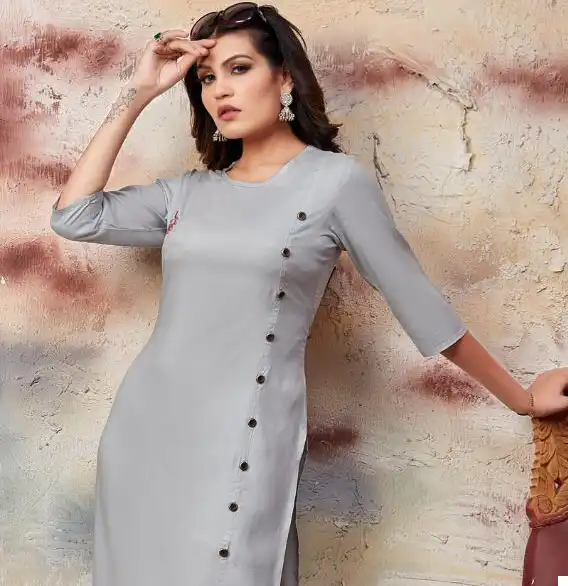 Rung Lado Vol 18 Rayon Slub Wholesale Kurtis Catalog