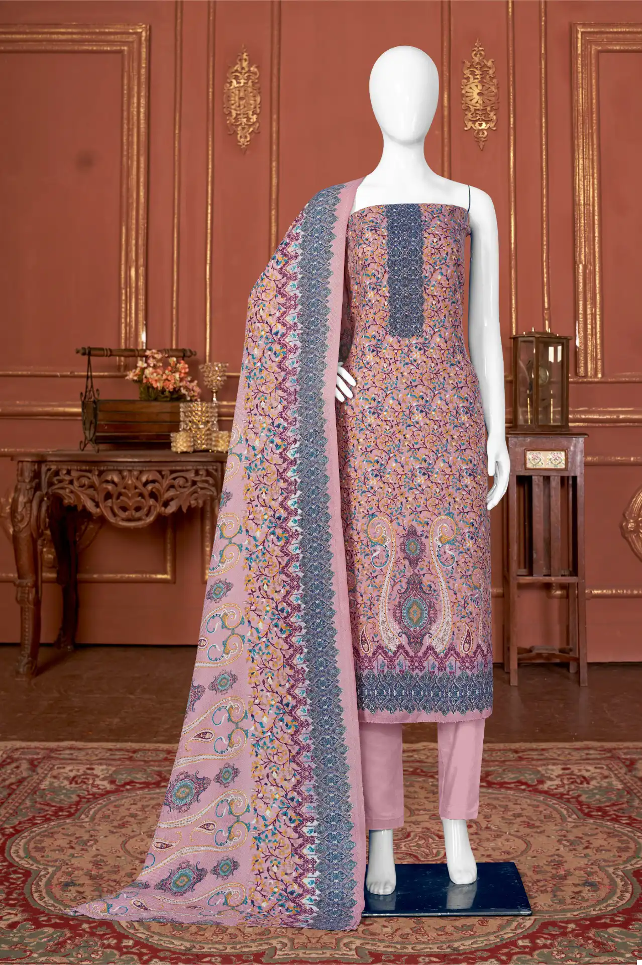 Bipson Safari-2397 Pure Woolen Safari Pashmina Wholesale Winter Wear Suits Catalog — Wholesale Salwar Suits, MPA wholesale from Surat - Gallery Image 2