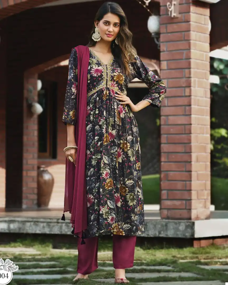 Wooglee Saheli Modal Print Wholesale Readymade Salwar Suit Catalog