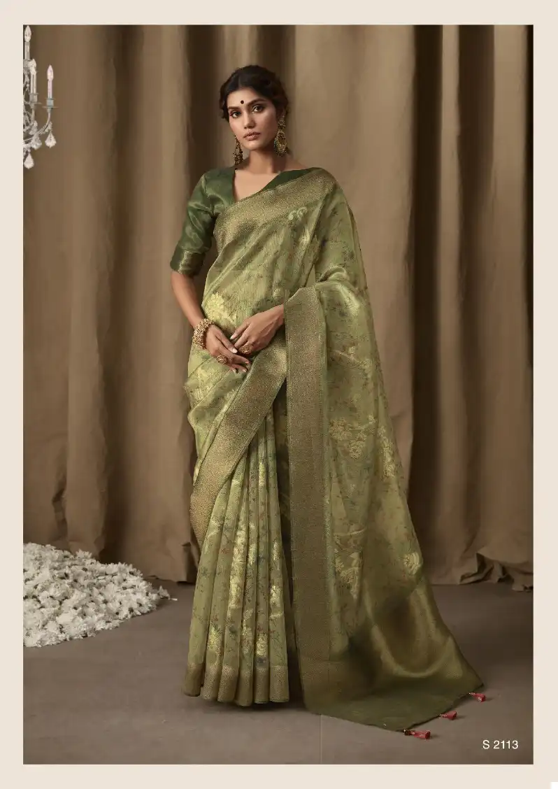 Kimora Saheli Banarasi Tissue Jacquard Wholesale Saree Catalog — Wholesale Sarees, MPA wholesale from Surat - Gallery Image 5