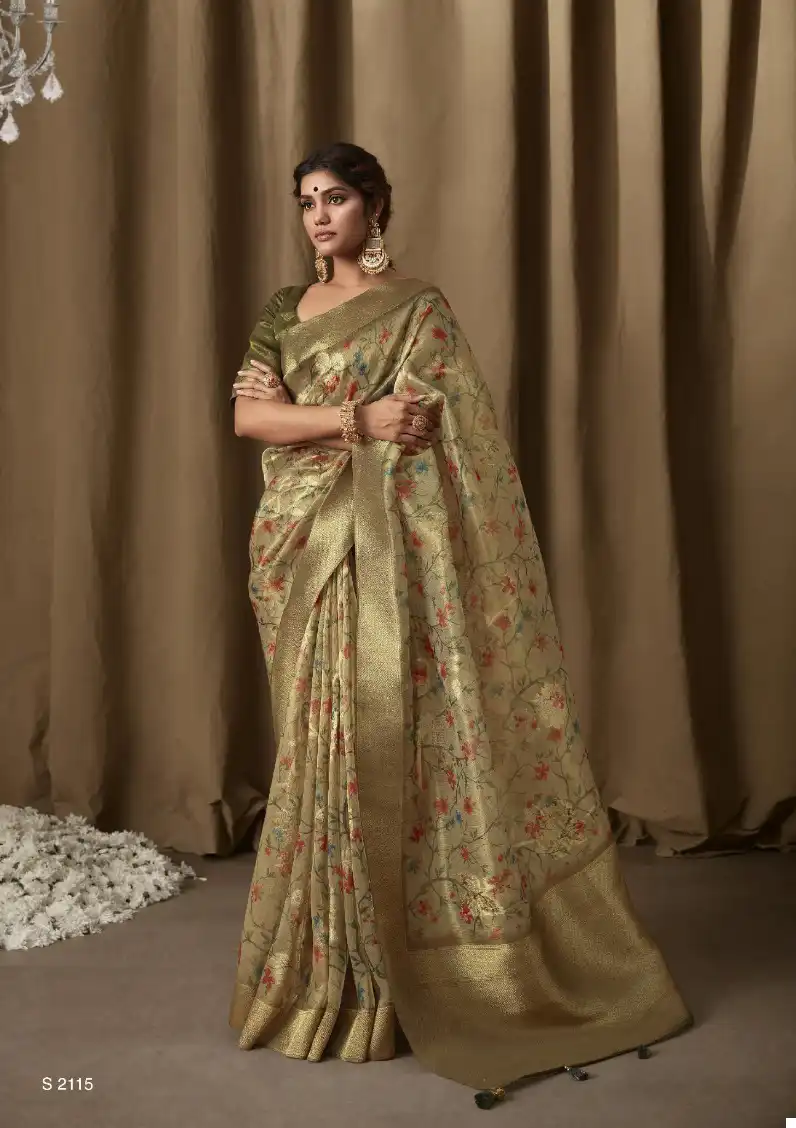 Kimora Saheli Banarasi Tissue Jacquard Wholesale Saree Catalog — Wholesale Sarees, MPA wholesale from Surat - Gallery Image 6