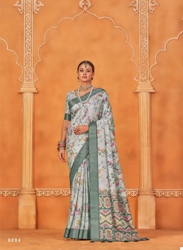 Pankh Sakhi Gotha Silk Wholesale Saree Catalog — Wholesale Sarees, MPA wholesale from Surat - Gallery Image 9