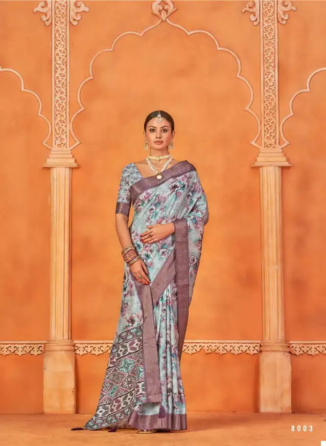 Pankh Sakhi Gotha Silk Wholesale Saree Catalog — Wholesale Sarees, MPA wholesale from Surat - Gallery Image 2