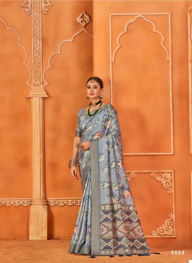 Pankh Sakhi Gotha Silk Wholesale Saree Catalog — Wholesale Sarees, MPA wholesale from Surat - Gallery Image 3