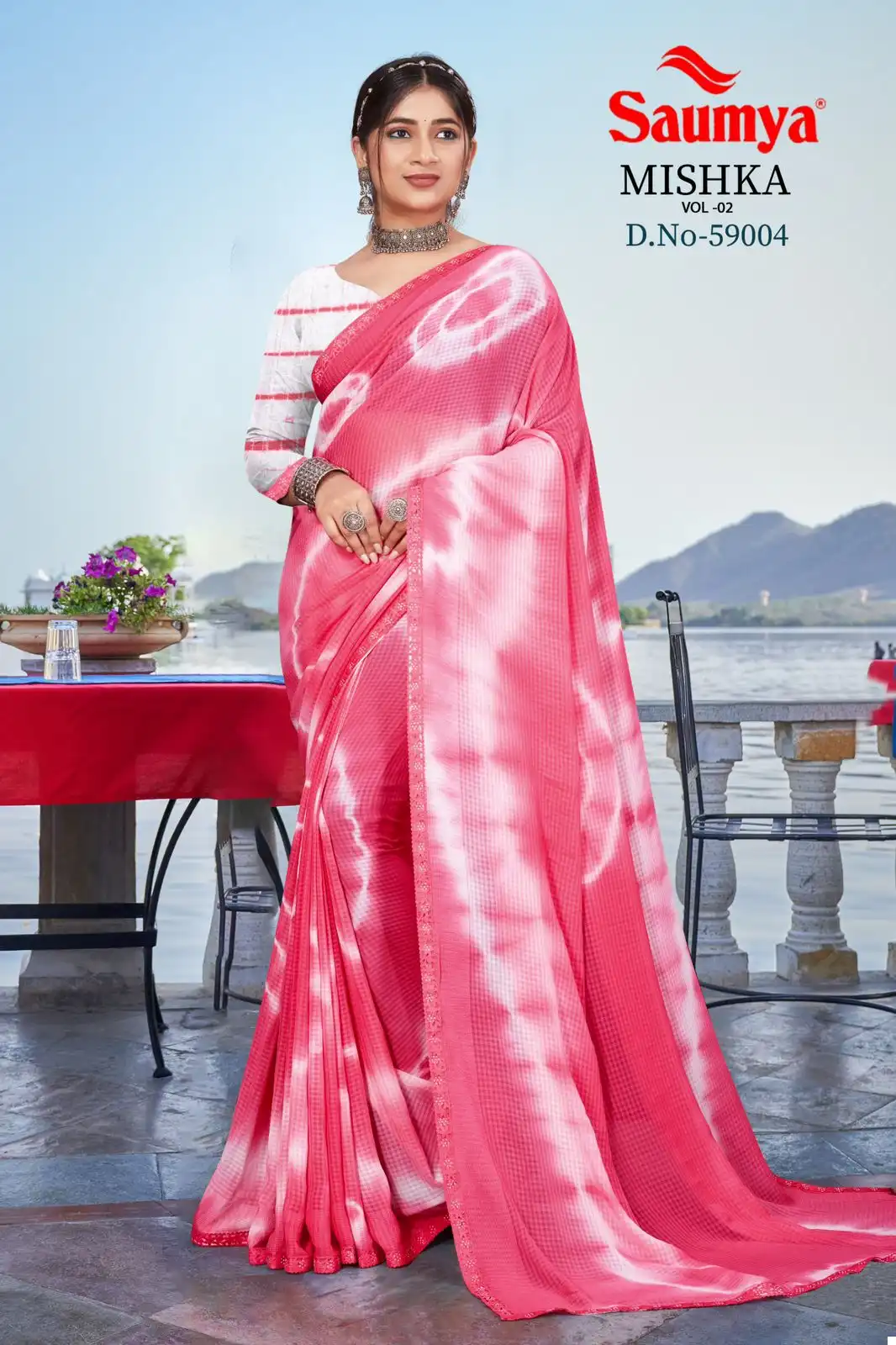 Saumya Mishka Vol-2 Nykaa Checks Pattern Wholesale Saree Catalog — Wholesale Sarees, MPA wholesale from Surat - Gallery Image 6