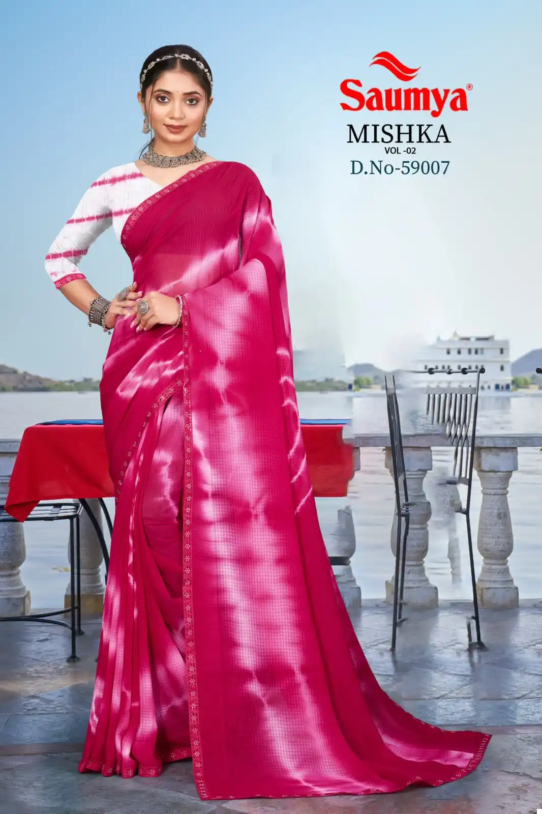 Saumya Mishka Vol-2 Nykaa Checks Pattern Wholesale Saree Catalog — Wholesale Sarees, MPA wholesale from Surat - Gallery Image 7
