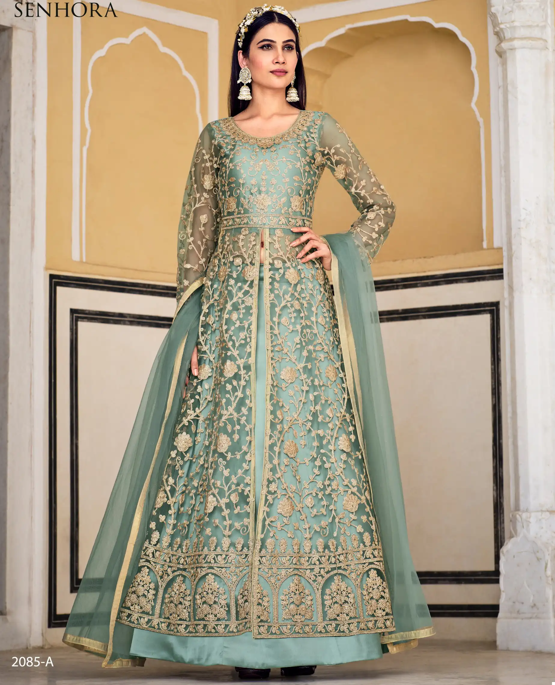 Senhora Samara 2085 Color Pure Butterfly Net Wholesale Designer Salwar Suit Catalog