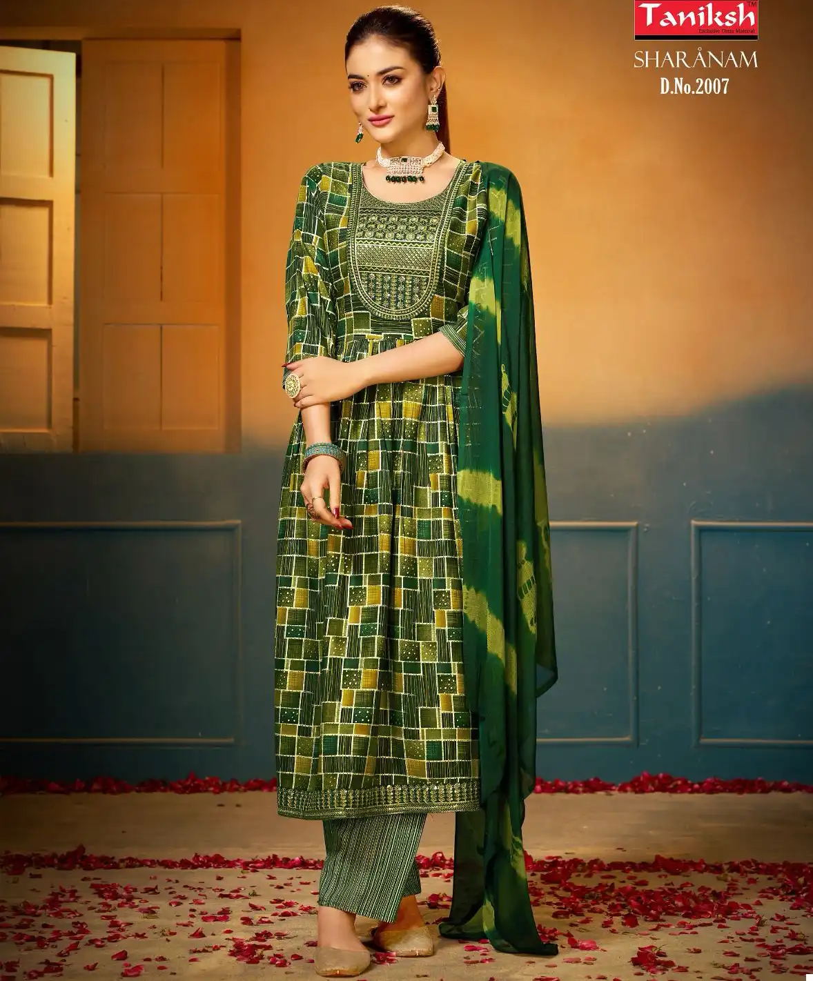 Taniksh Sharnam Vol 2 Heavy Rayon Foil Print Wholesale Readymade Salwar Suit Catalog