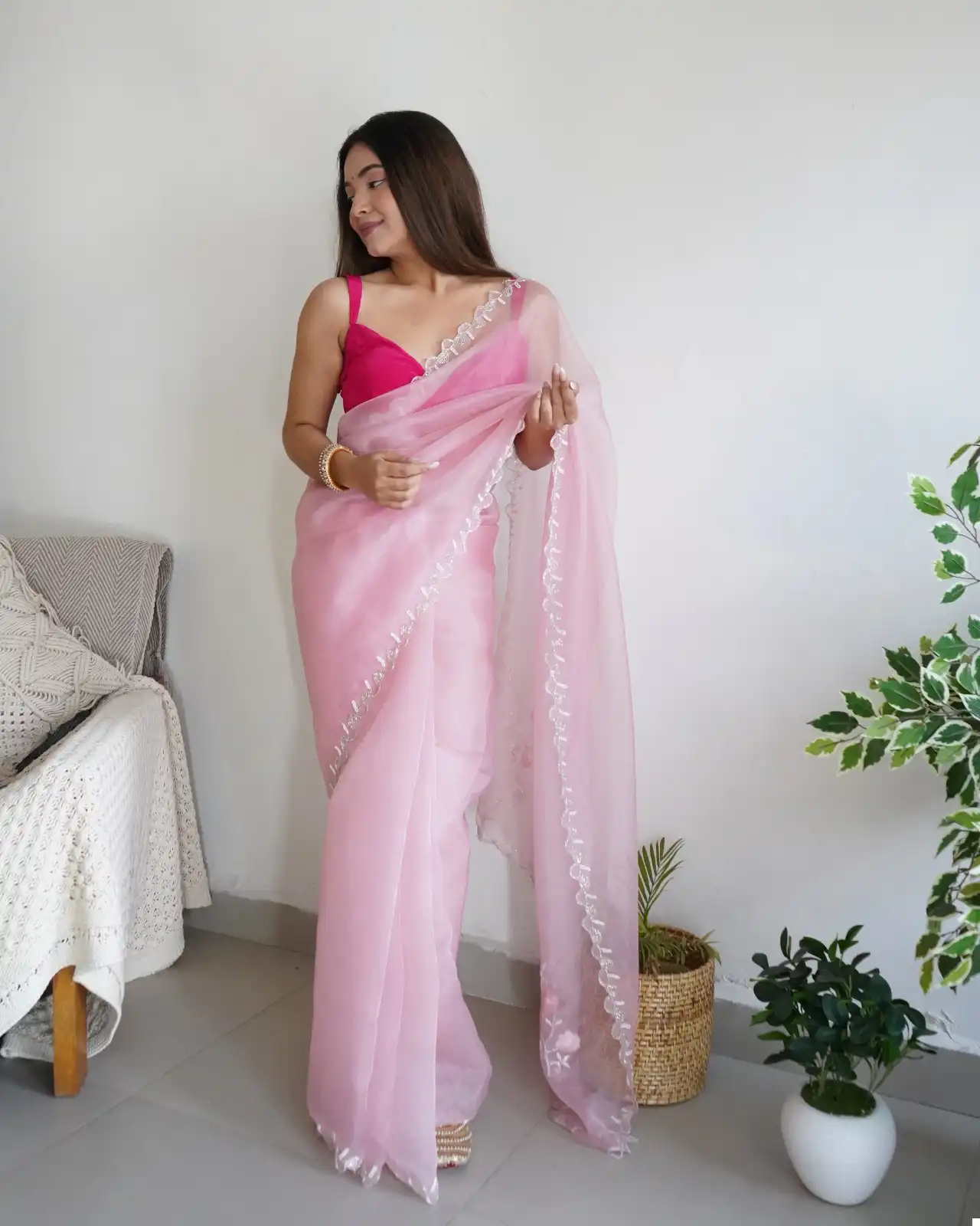 Shree Trends Sheetal Organza Wholesale Fancy Sarees Catalog — Wholesale Sarees, MPA wholesale from Surat - Gallery Image 2