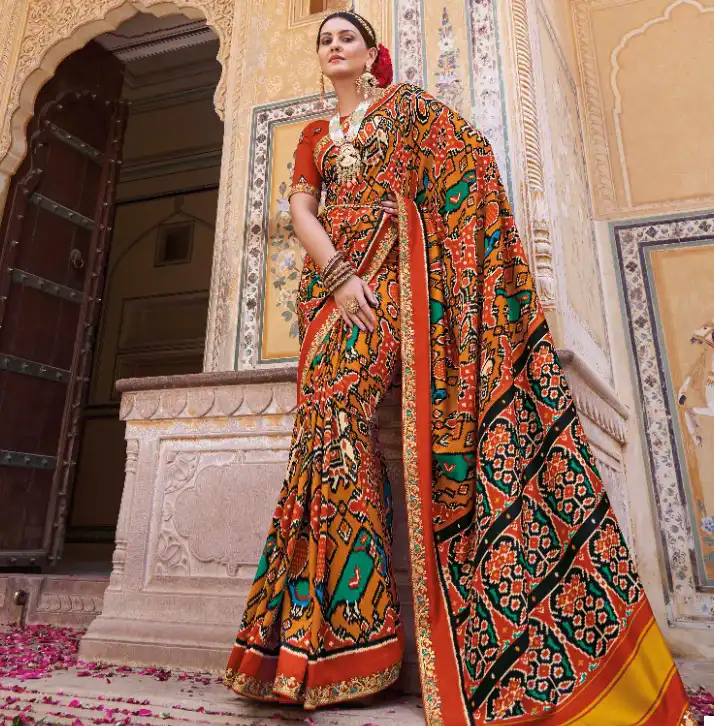 Vipul Shringar Silk Smooth Patola Silk Wholesale Sarees Catalog