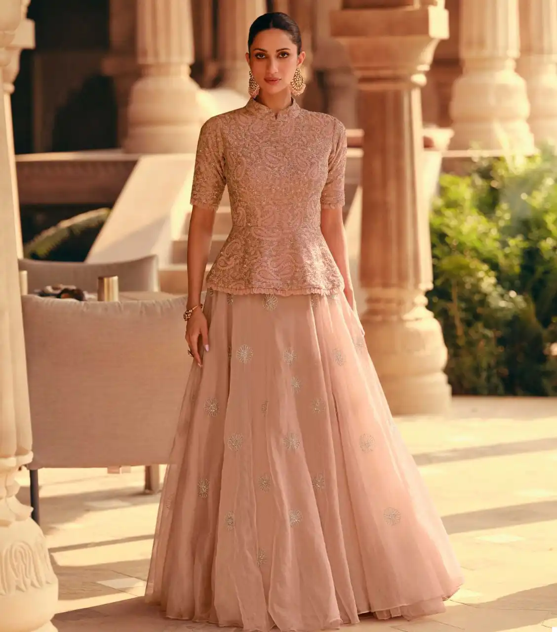 Sayuri Designer Simran Chinon Silk Wholesale Lehenga Catalog