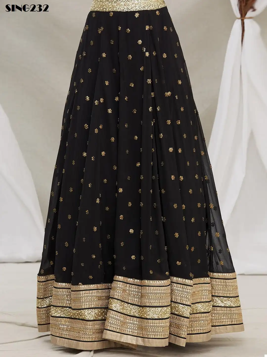 Vardan Ethnic Sing232 Georgette Wholesale Lehenga Catalog — Wholesale Lehenga, MPA wholesale from Surat — view 5