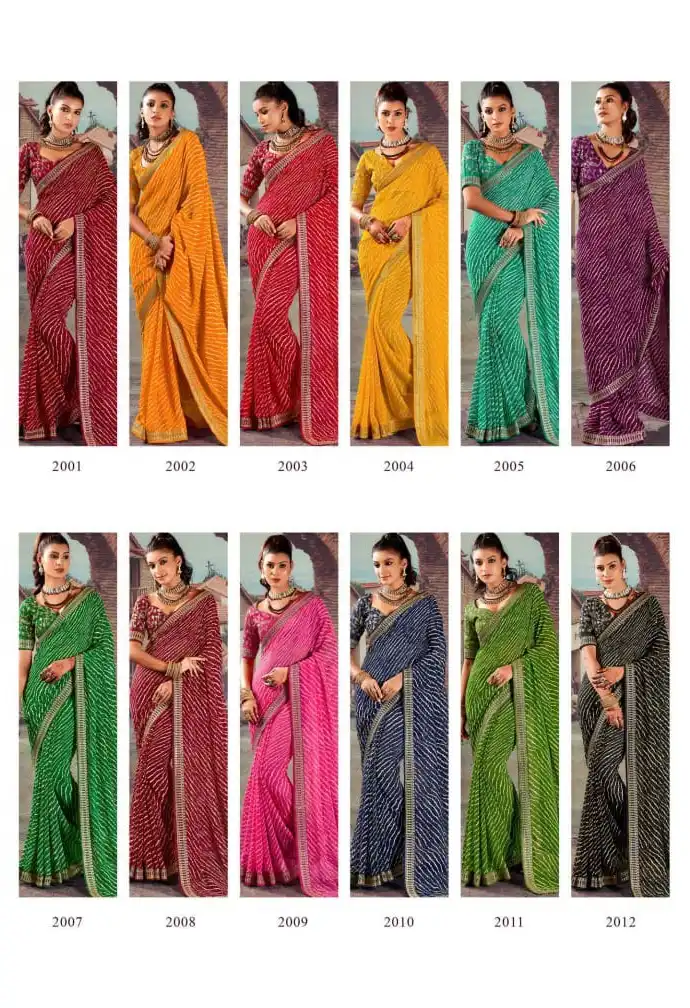 Mahamani Siya Major Georgette Wholesale Saree Catalog — Wholesale Sarees, MPA wholesale from Surat — view 13