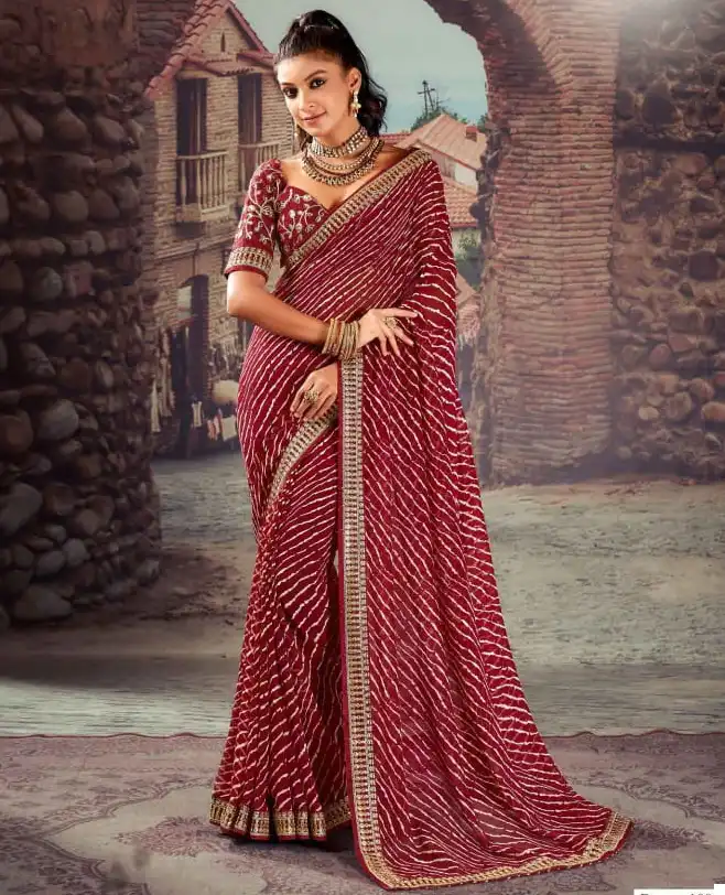Mahamani Siya Major Georgette Wholesale Saree Catalog — Wholesale Sarees, MPA wholesale from Surat — view 1