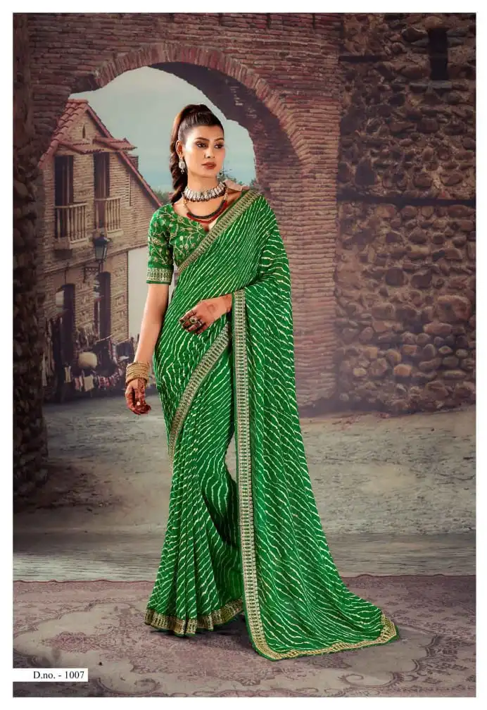 Mahamani Siya Major Georgette Wholesale Saree Catalog — Wholesale Sarees, MPA wholesale from Surat - Gallery Image 10