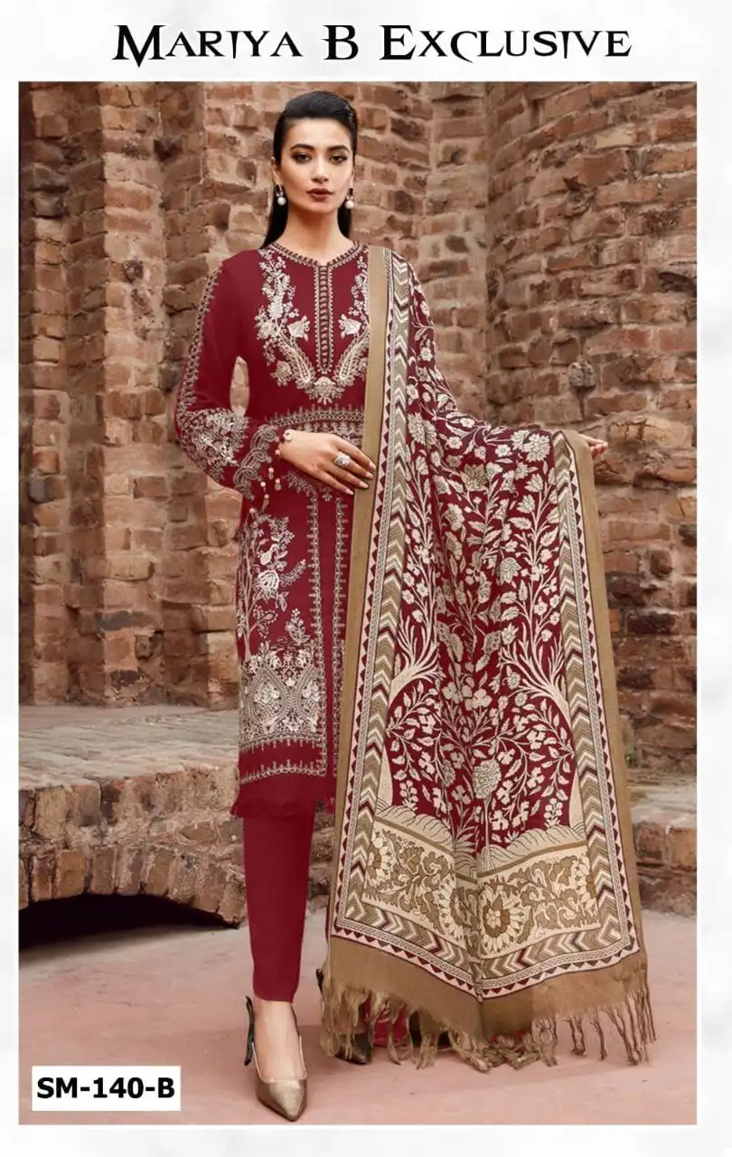 Sana Maryam SM-140 Cotton Wholesale Pakistani Suit Catalog — Wholesale Salwar Suits, MPA wholesale from Surat - Gallery Image 5