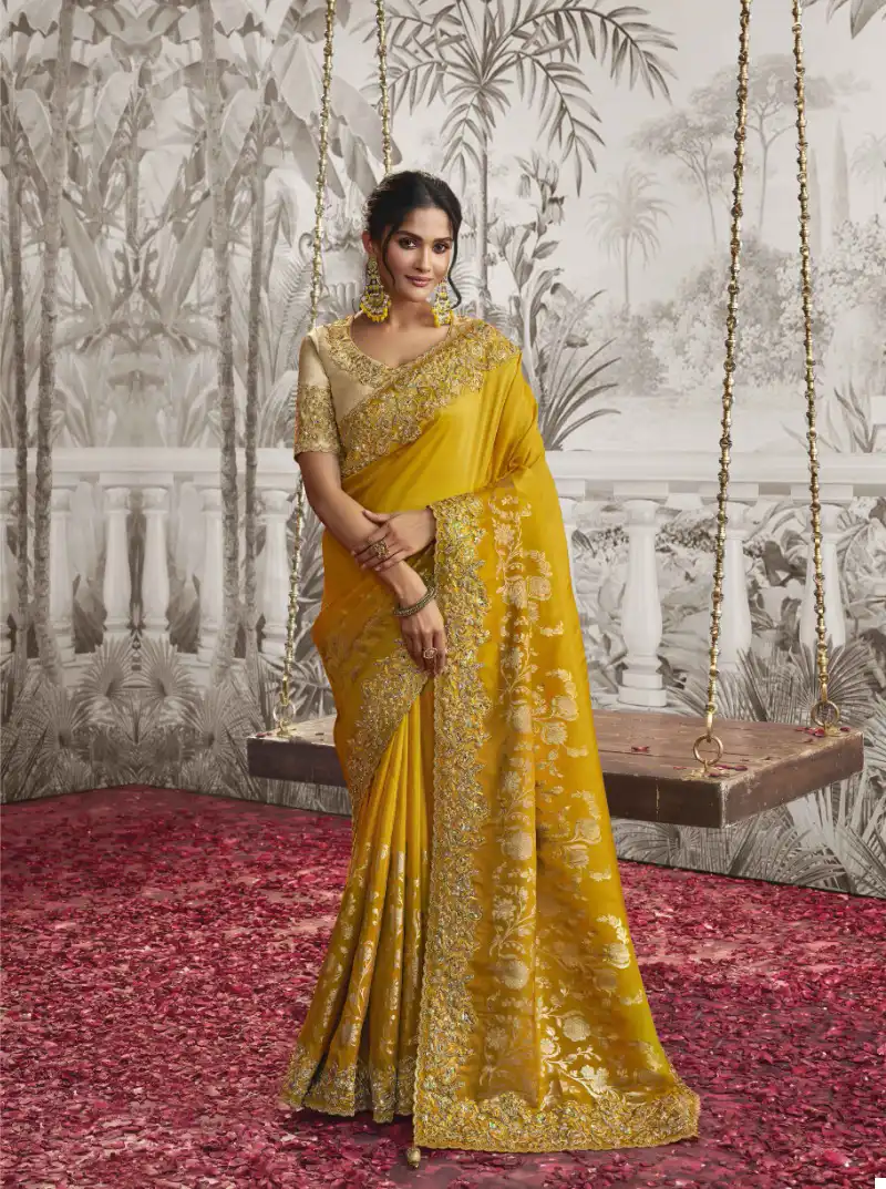 Sulakshmi Noor Silk Wholesale Wedding Saree Catalog - Image 13