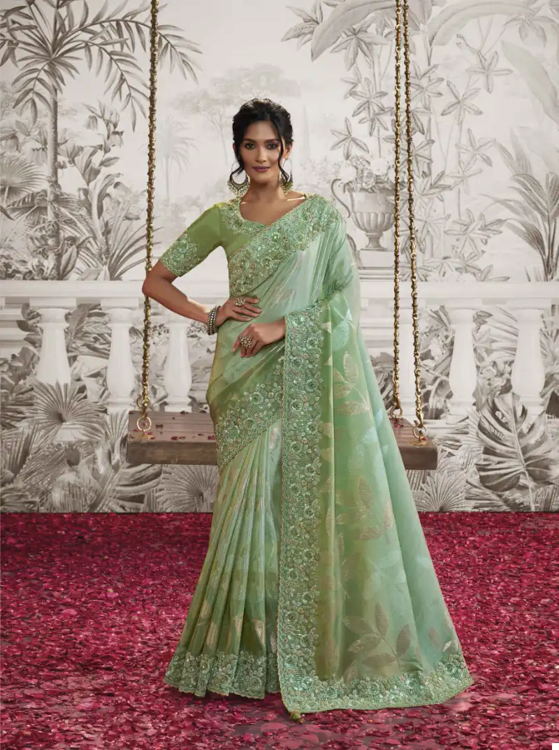 Sulakshmi Noor Silk Wholesale Wedding Saree Catalog - Image 4