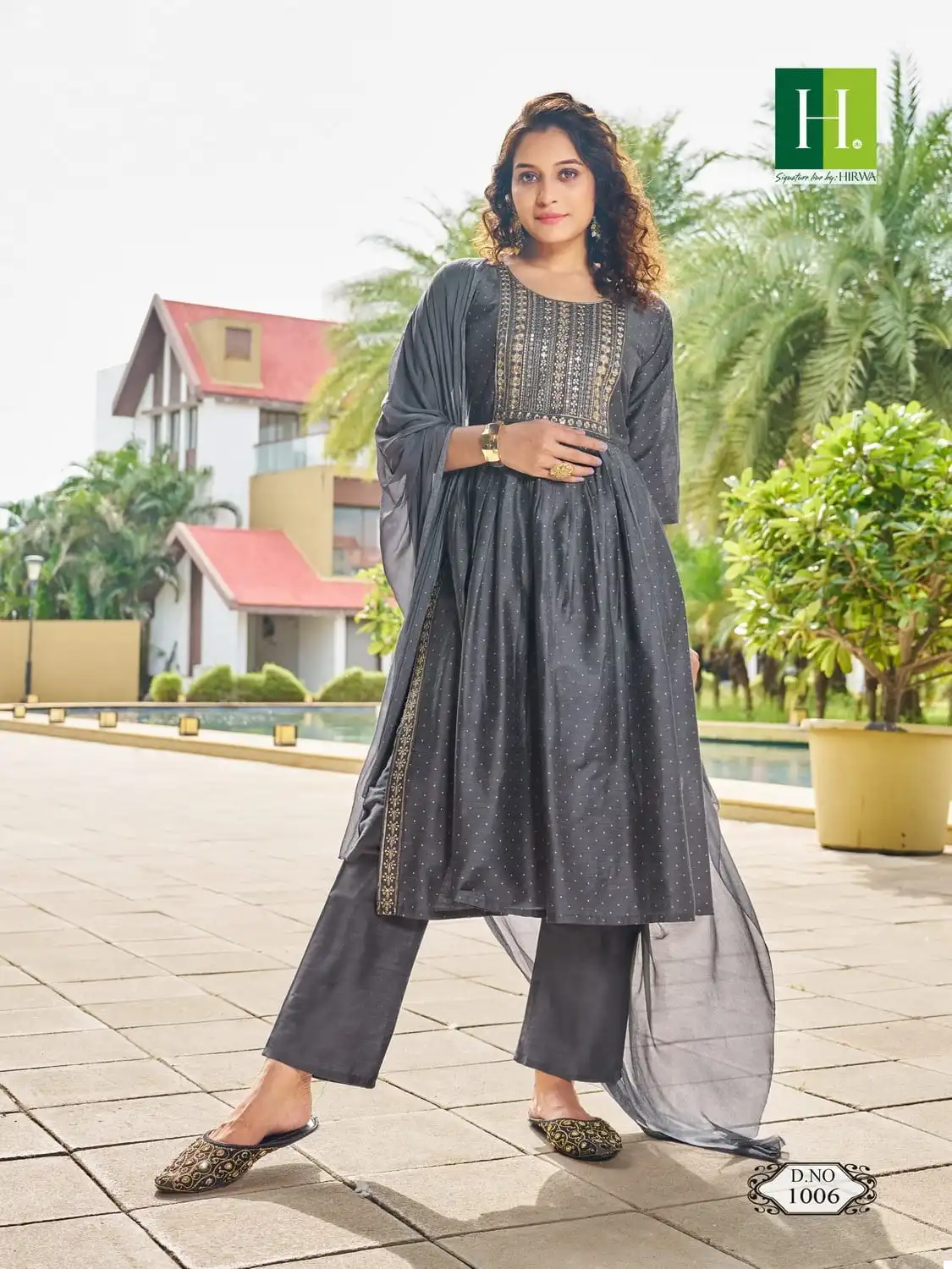 Hirwa Sindoor Vol 2 Long Slub Silk Wholesale Readymade Salwar Suit Catalog — Wholesale Salwar Suits, MPA wholesale from Surat - Gallery Image 4