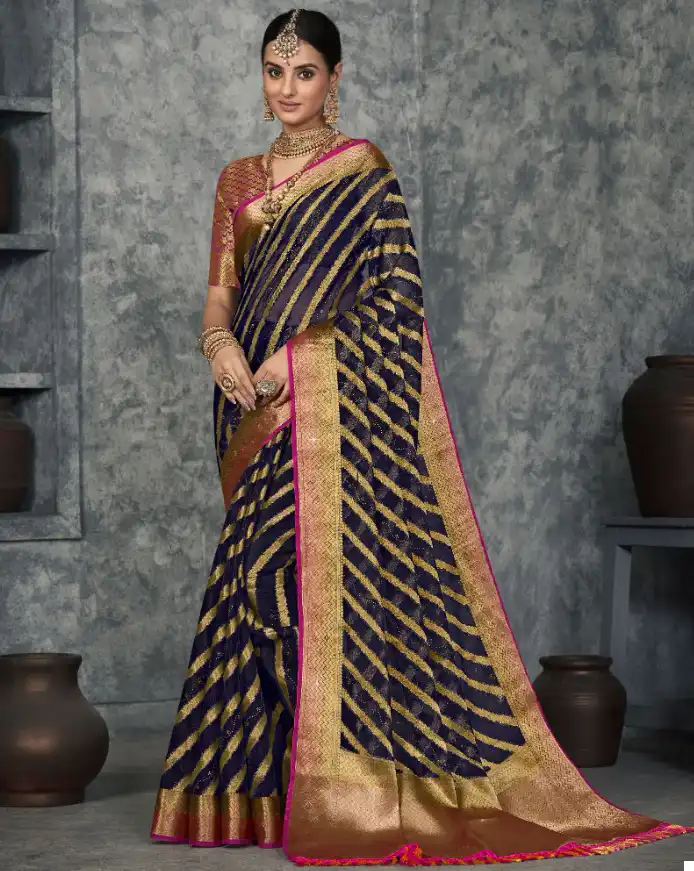 Pankh Suchitra Silk Organza Silk Wholesale Sarees Catalog