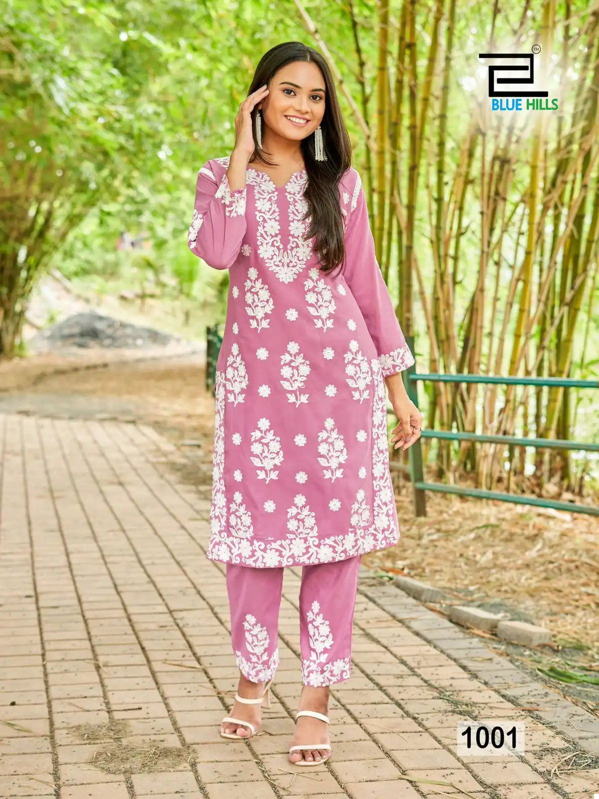 Blue Hills Sunburn-2023 14 Kg Rayon Wholesale Kurti With Pant Catalog — Wholesale Kurtis, Blue Hills wholesale from Surat - Gallery Image 6