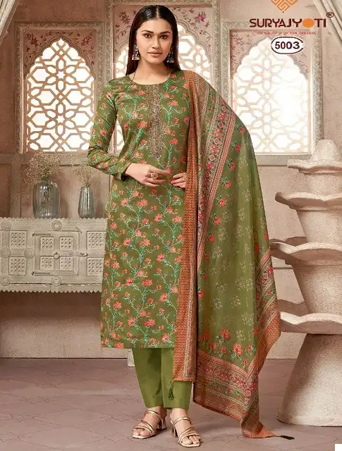 Suryajyoti Kalki Vol 5 Jaam Satin Wholesale Salwar Suit Catalog